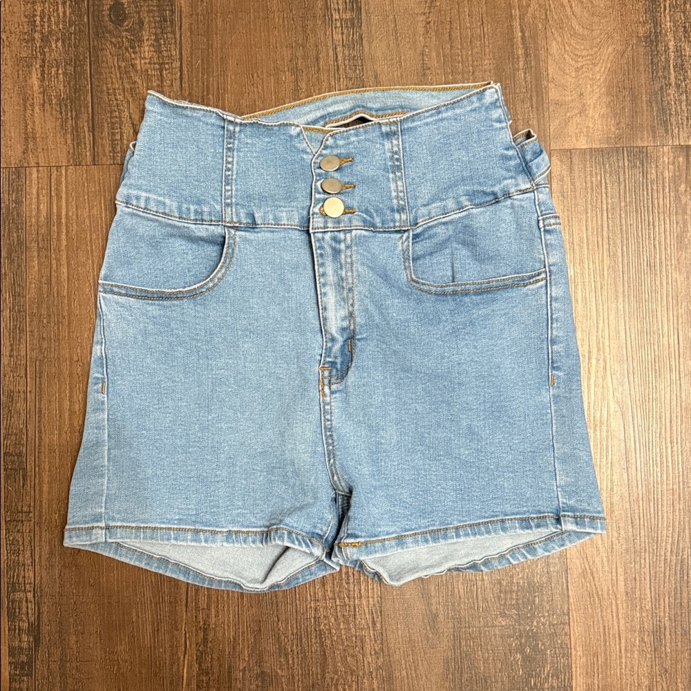SHEIN High Waisted Jean Shorts